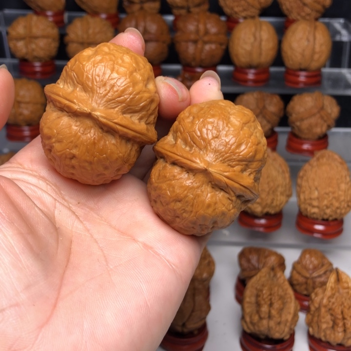 文玩核桃吊坠16玉罗汉元宝