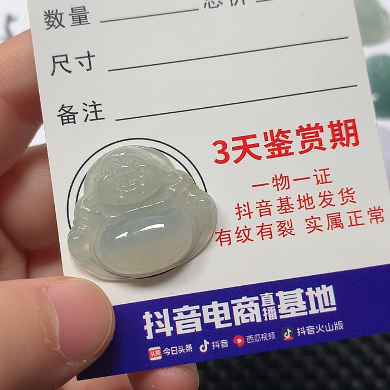【闪购商品】翡翠颈饰未镶嵌佛公