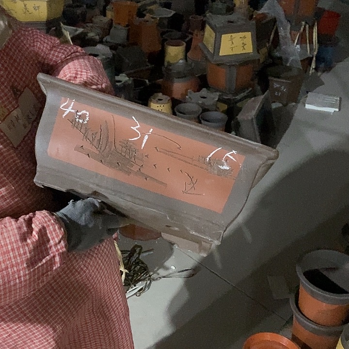 紫砂花盆紫砂花盆