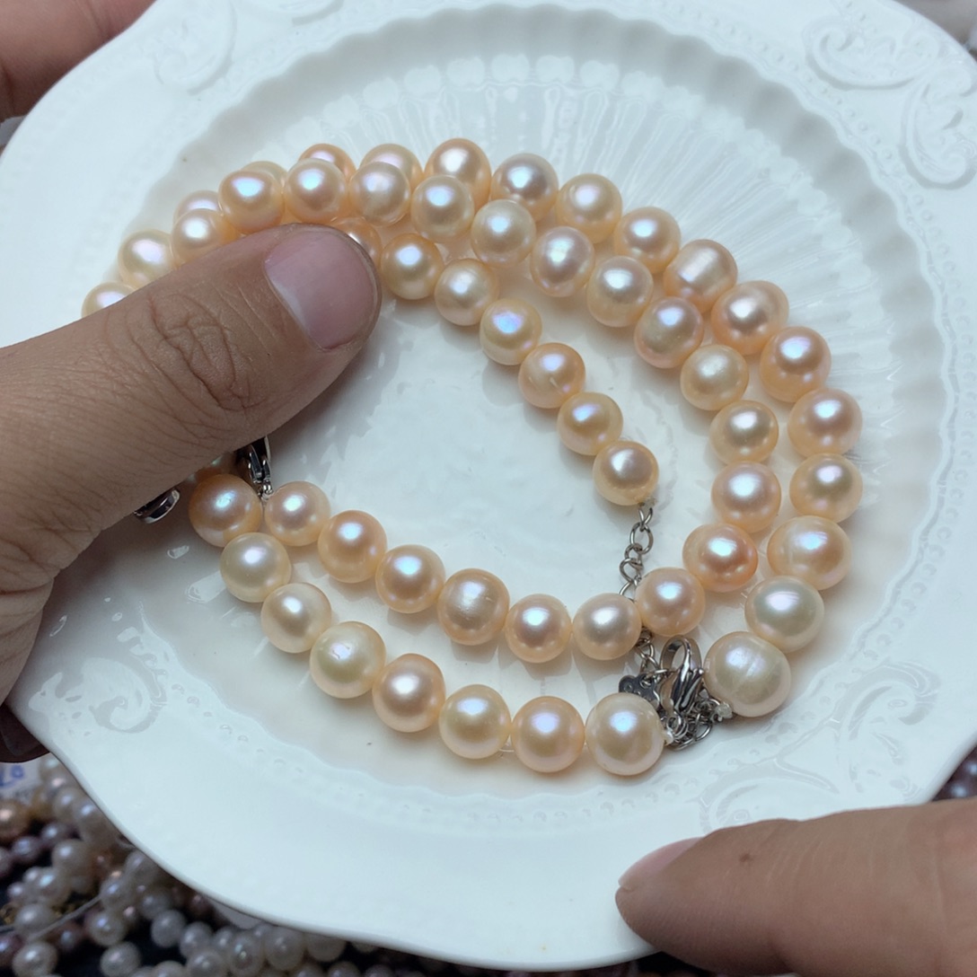 淡水珍珠8-9未镶嵌sl15手链