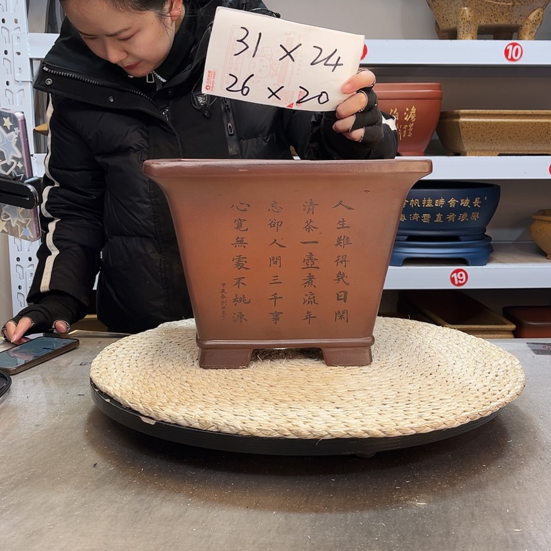 紫砂花盆紫砂花盆