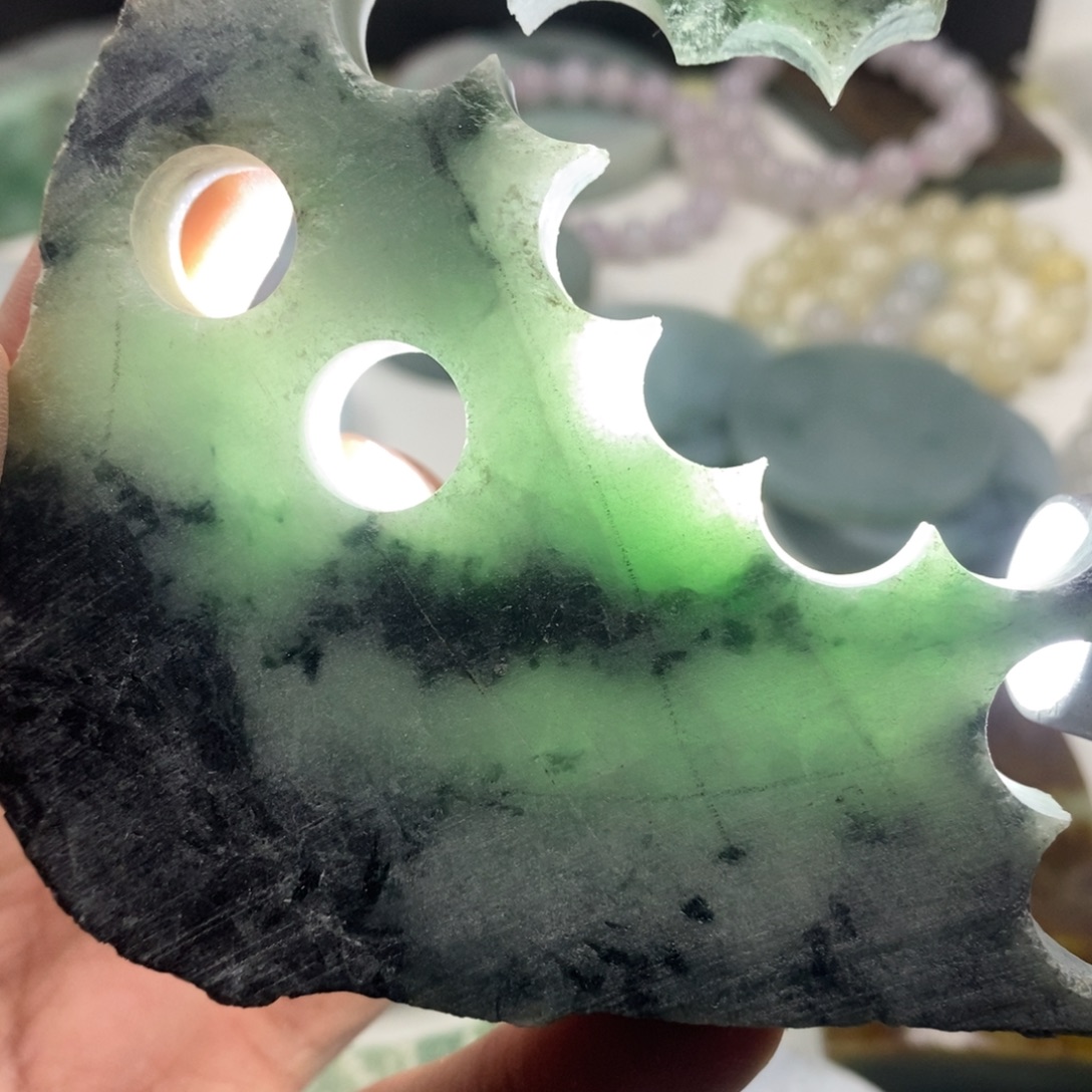 翡翠散珠天然缅甸翡翠a货53