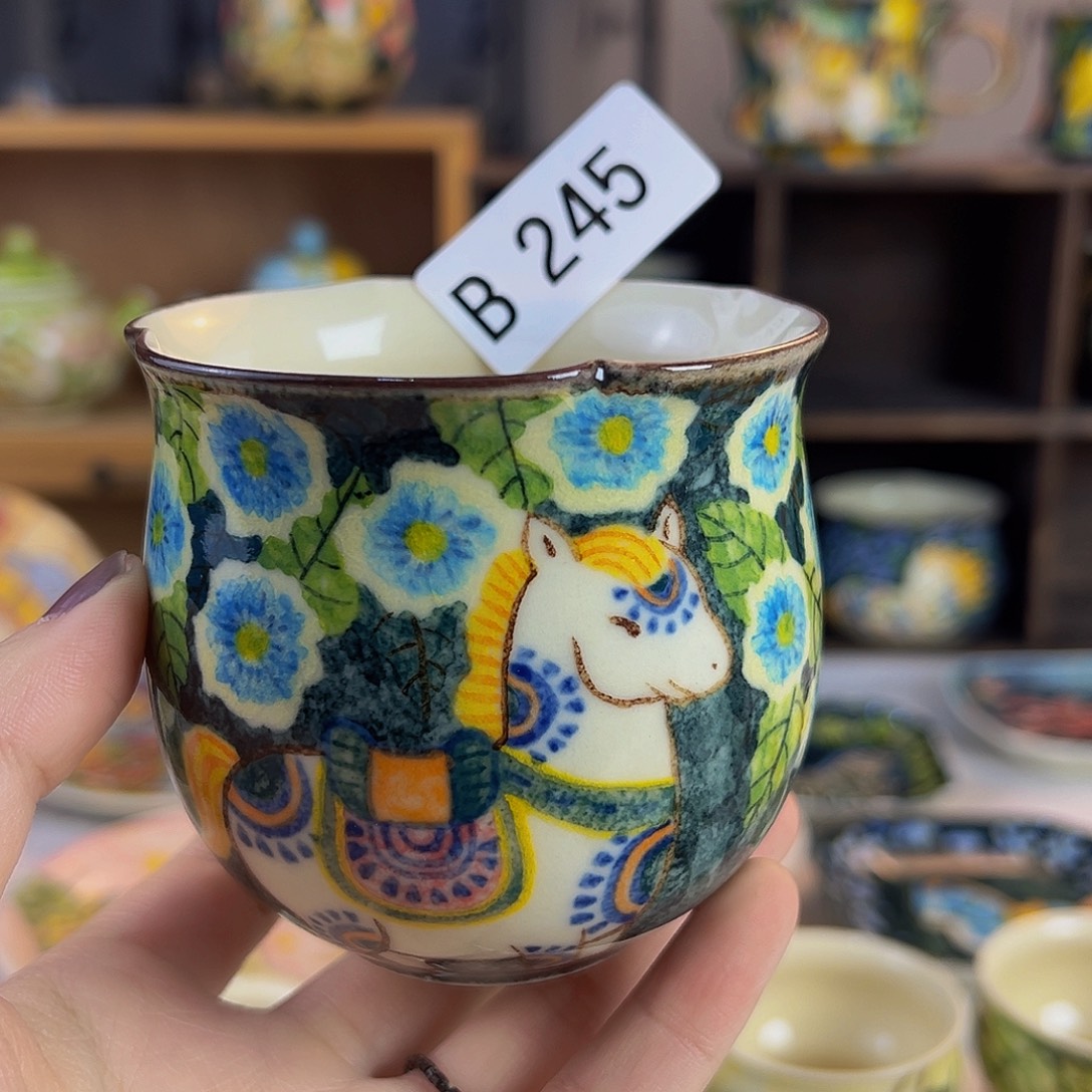 弟****原创手绘高温釉下彩