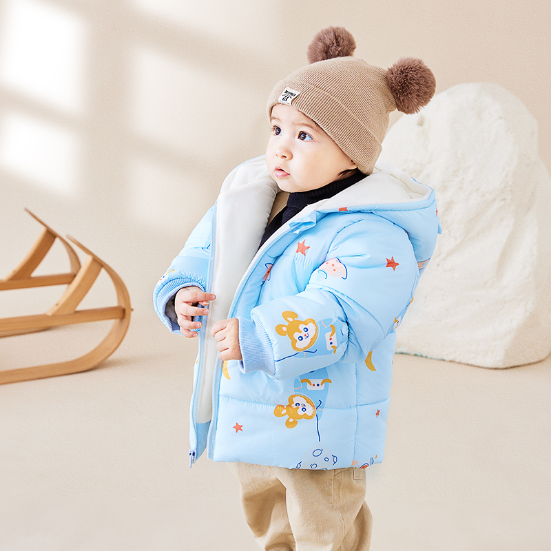 宝宝棉服冬季儿童棉衣男童冬装女童棉袄婴儿冬天夹棉加厚外套
