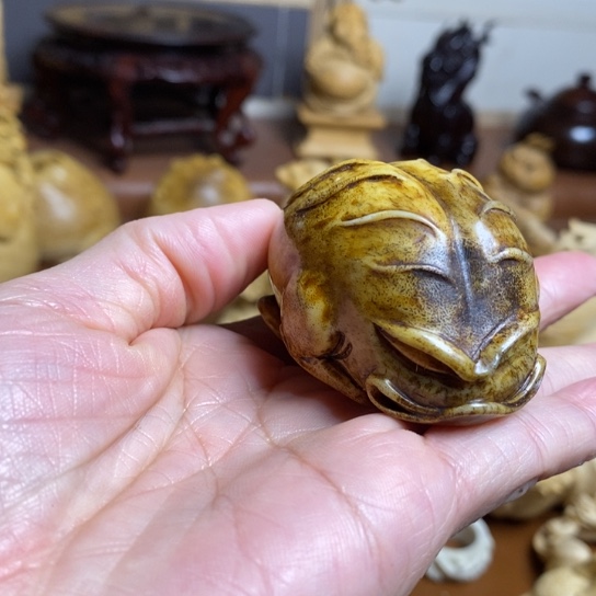 一***哥竹手工制作摆件手把福利