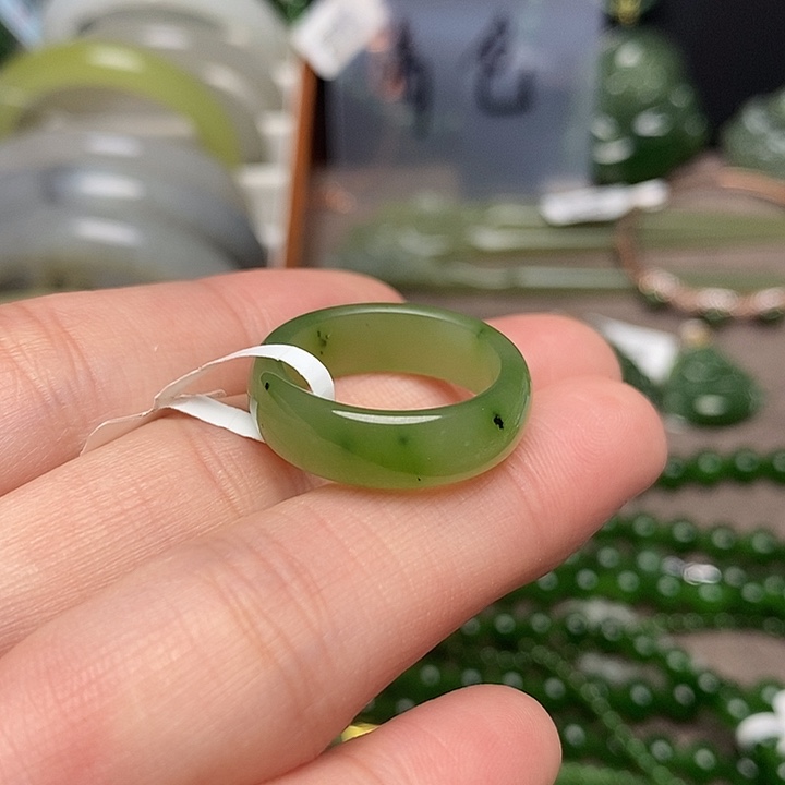 和田玉未镶嵌戒指18