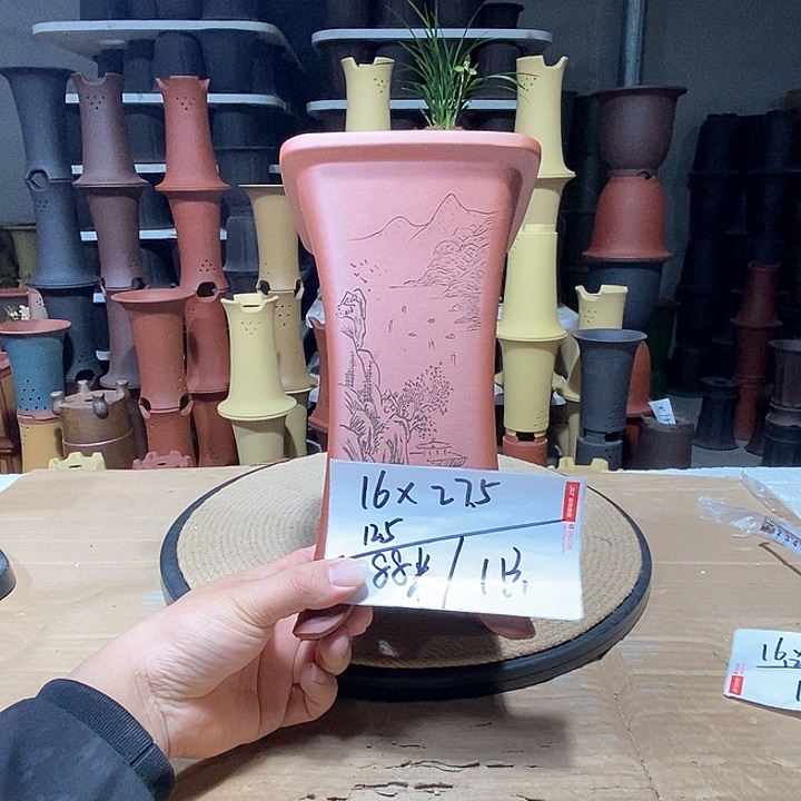 紫砂花盆紫砂花盆