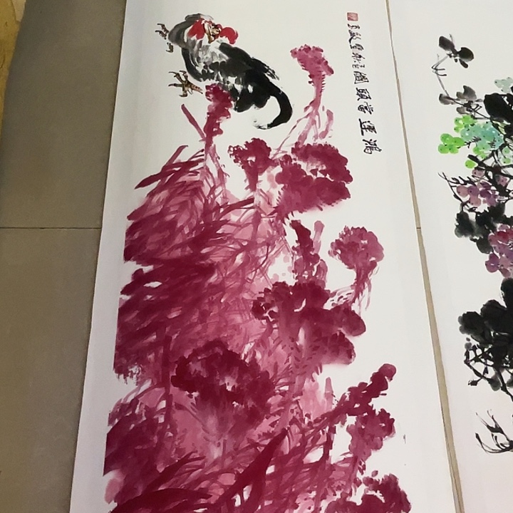 国画张圣敏先生纯手绘作品