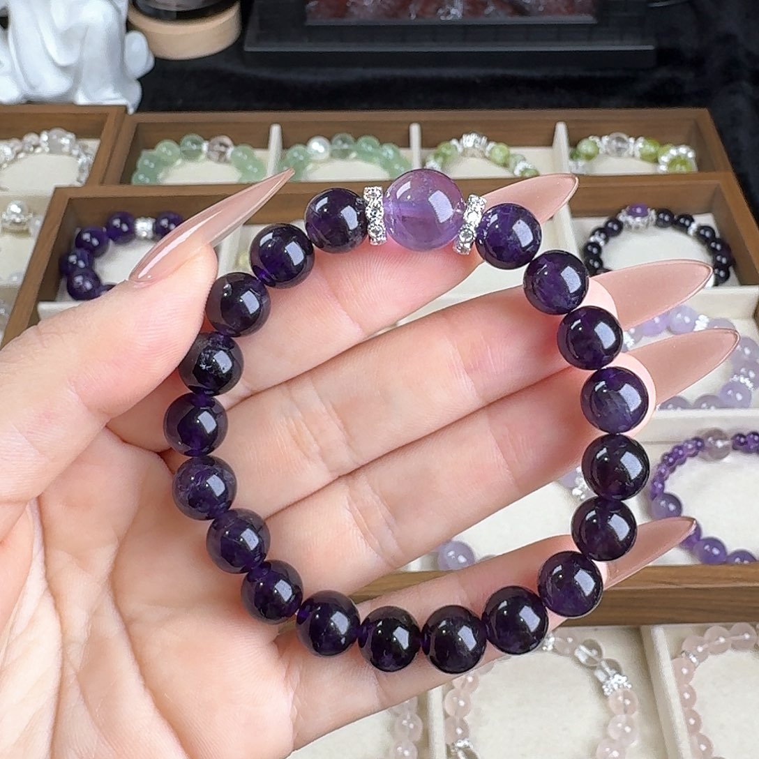 水晶手链未镶嵌乌拉圭10