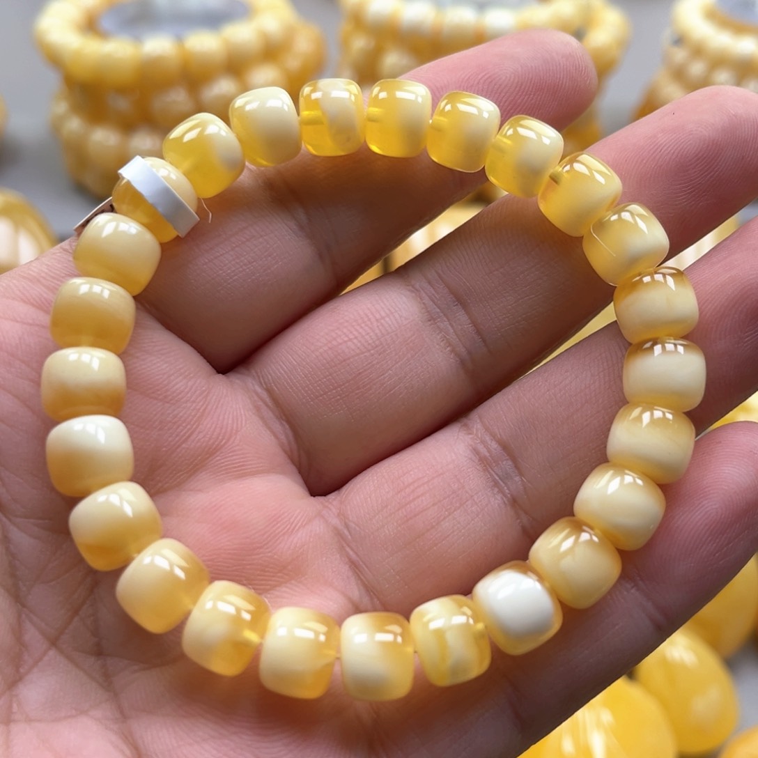 琥珀手链未镶嵌手串