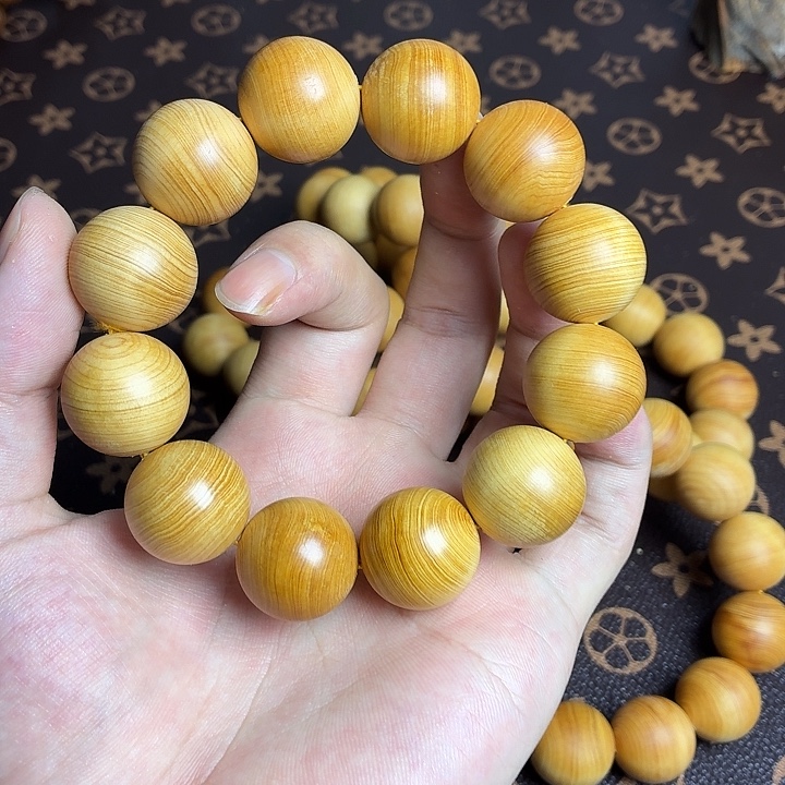 柏木（崖柏）手串/手链崖柏白泥膏20mm