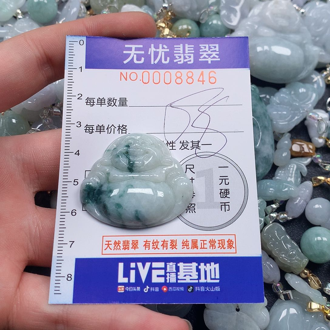 颈饰未镶嵌翡翠v