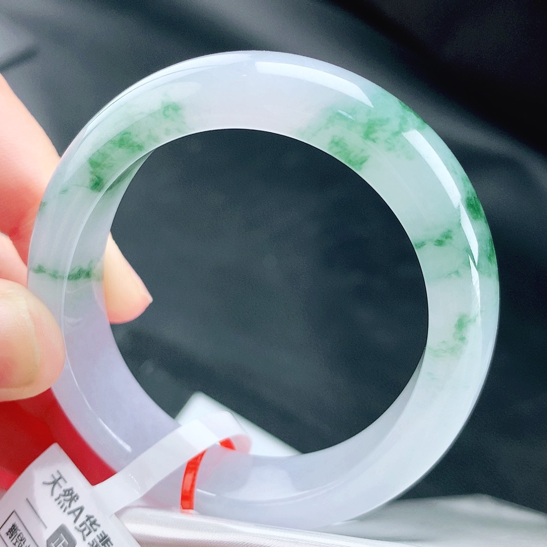 未镶嵌手镯（贵妃镯）翡翠54贵妃