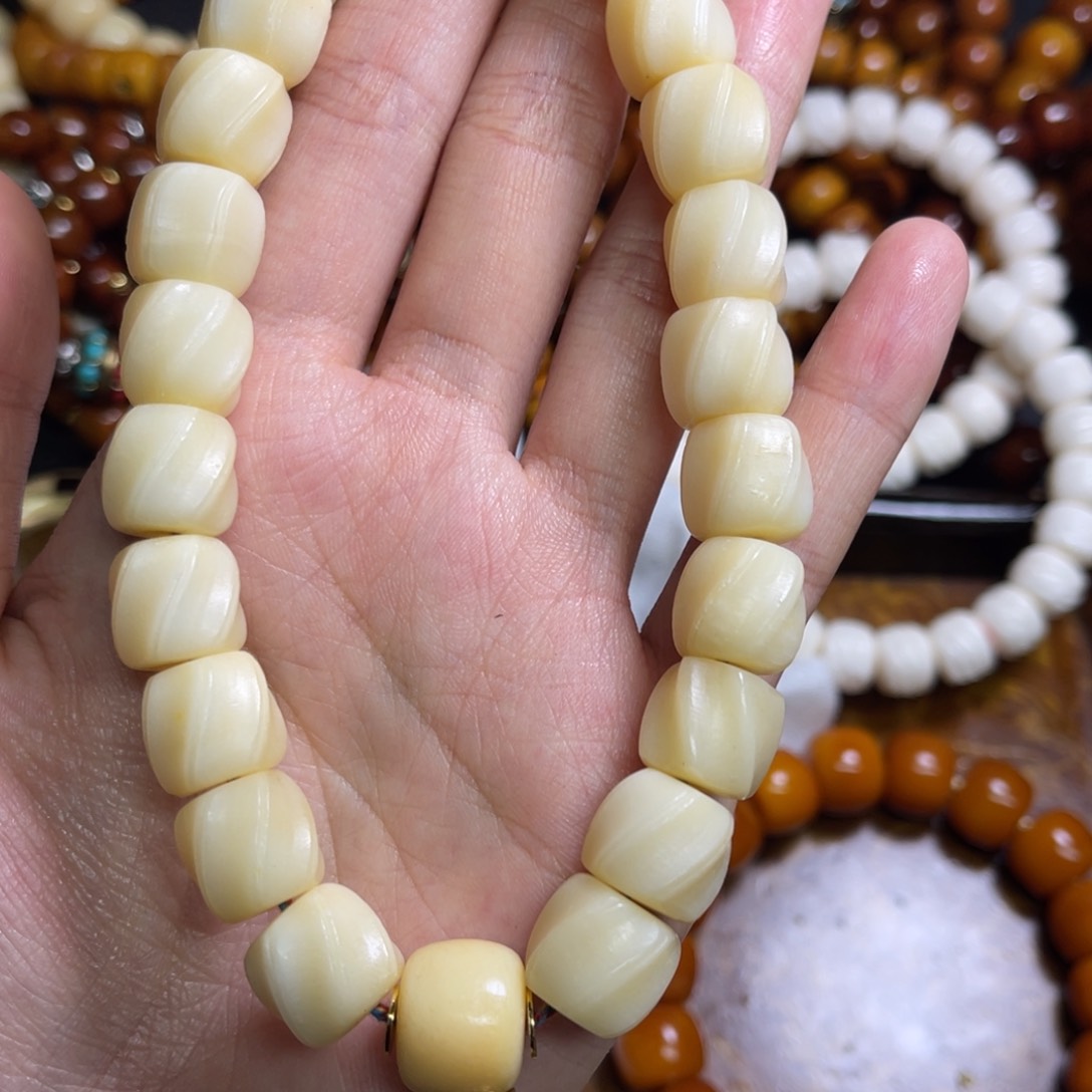 骆驼牙手串/手链1.2雕刻手持