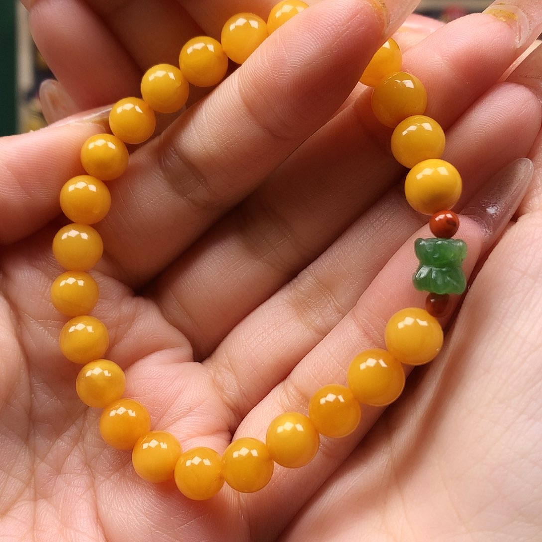 蜜蜡手链未镶嵌手链
