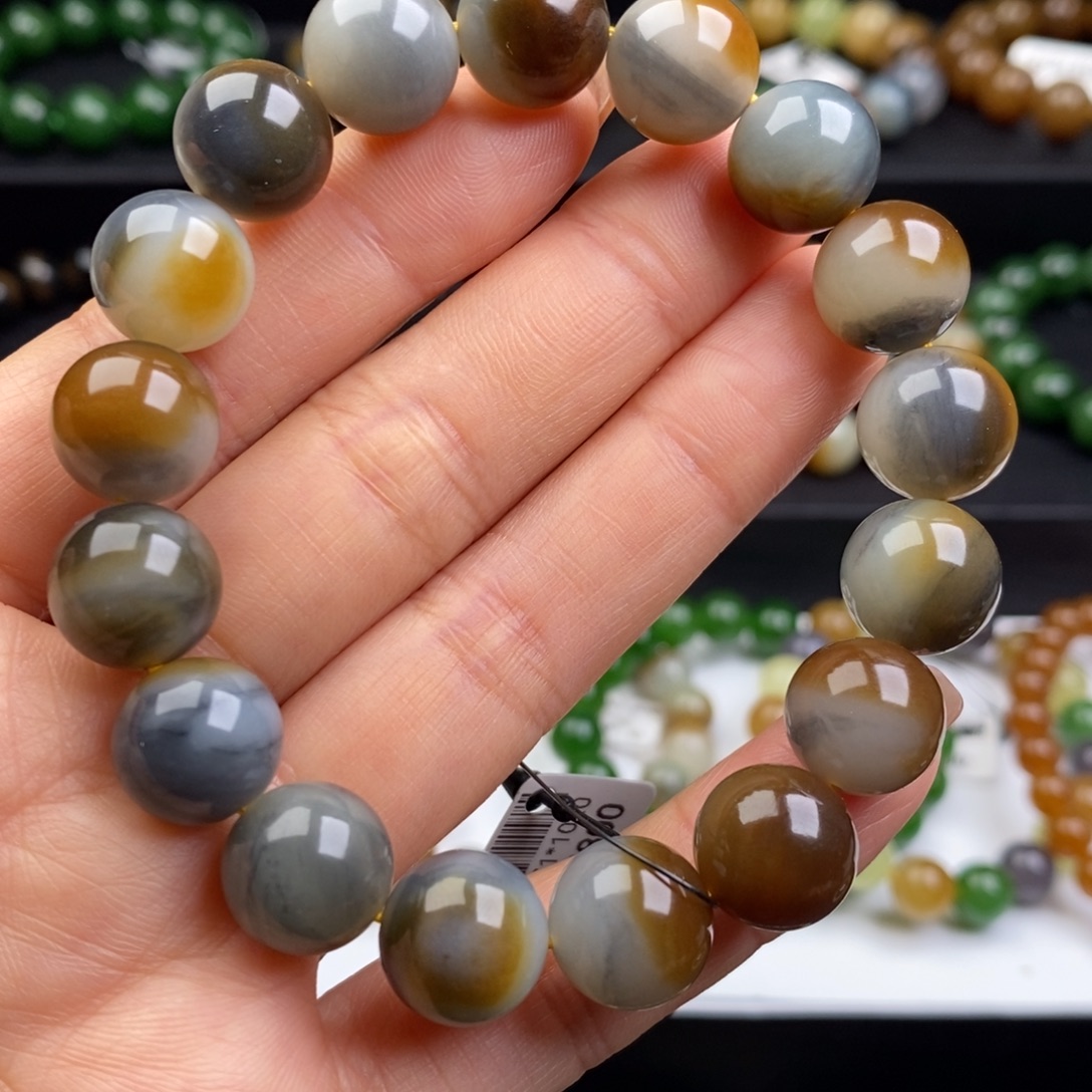 和田玉未镶嵌手串