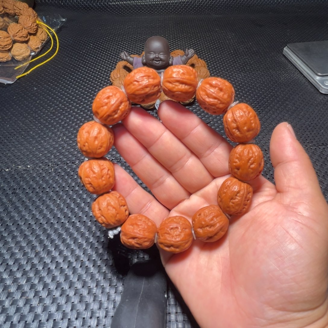 吊坠文玩核桃粗筋京八棱17➕