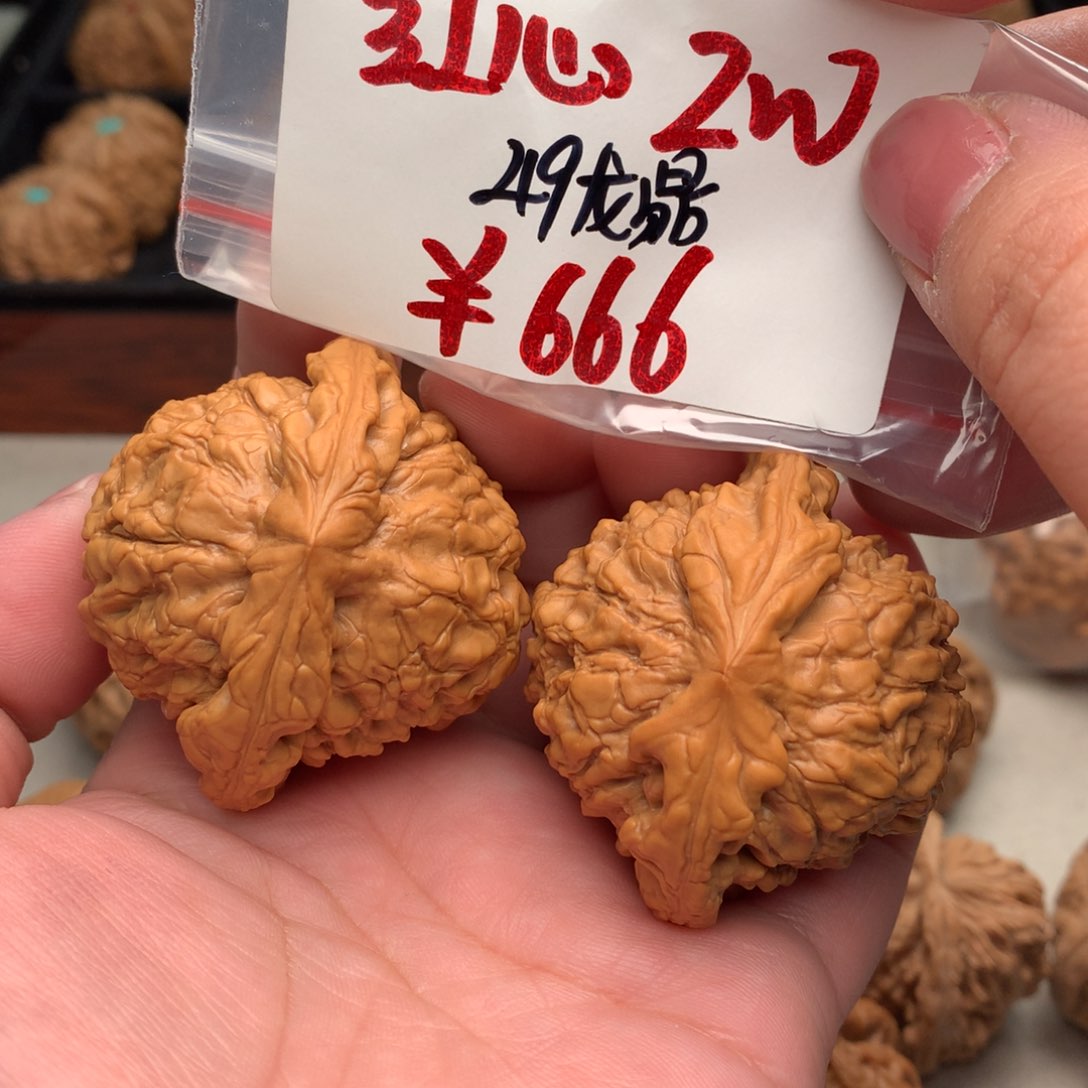 文玩核桃把件49龙鼎……..