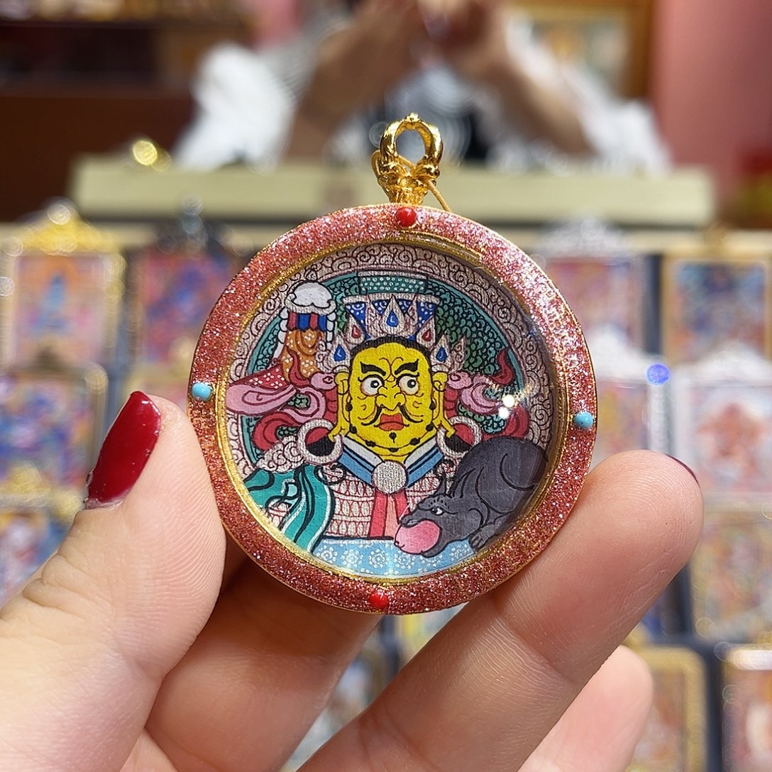 银S925热贡艺术唐卡