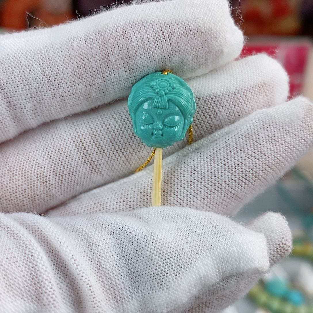 绿松石珠宝奇石未镶嵌