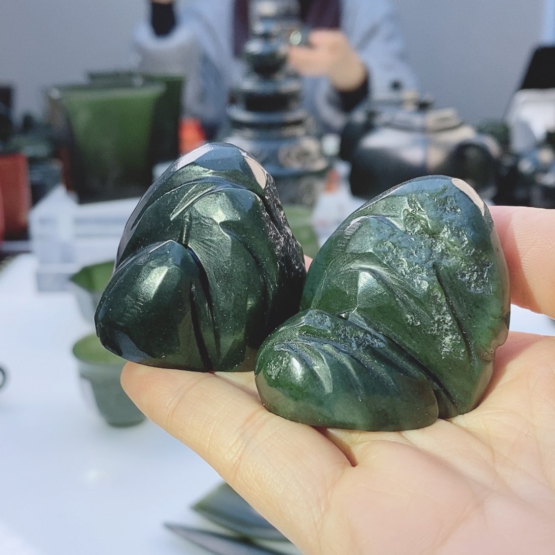 和田玉（青玉）把件未镶嵌