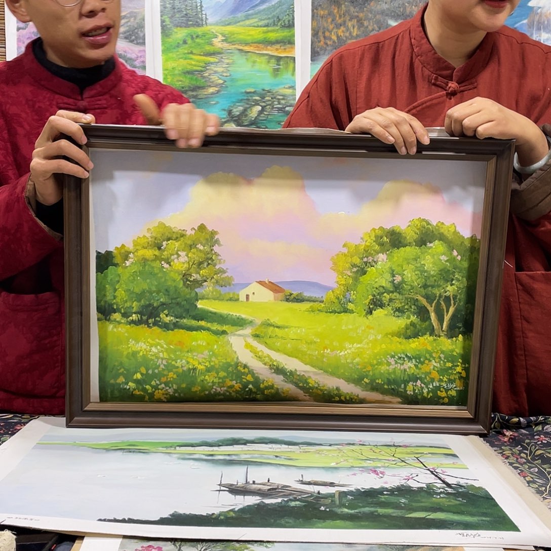 油画薇爽帮恭喜竞拍成功！