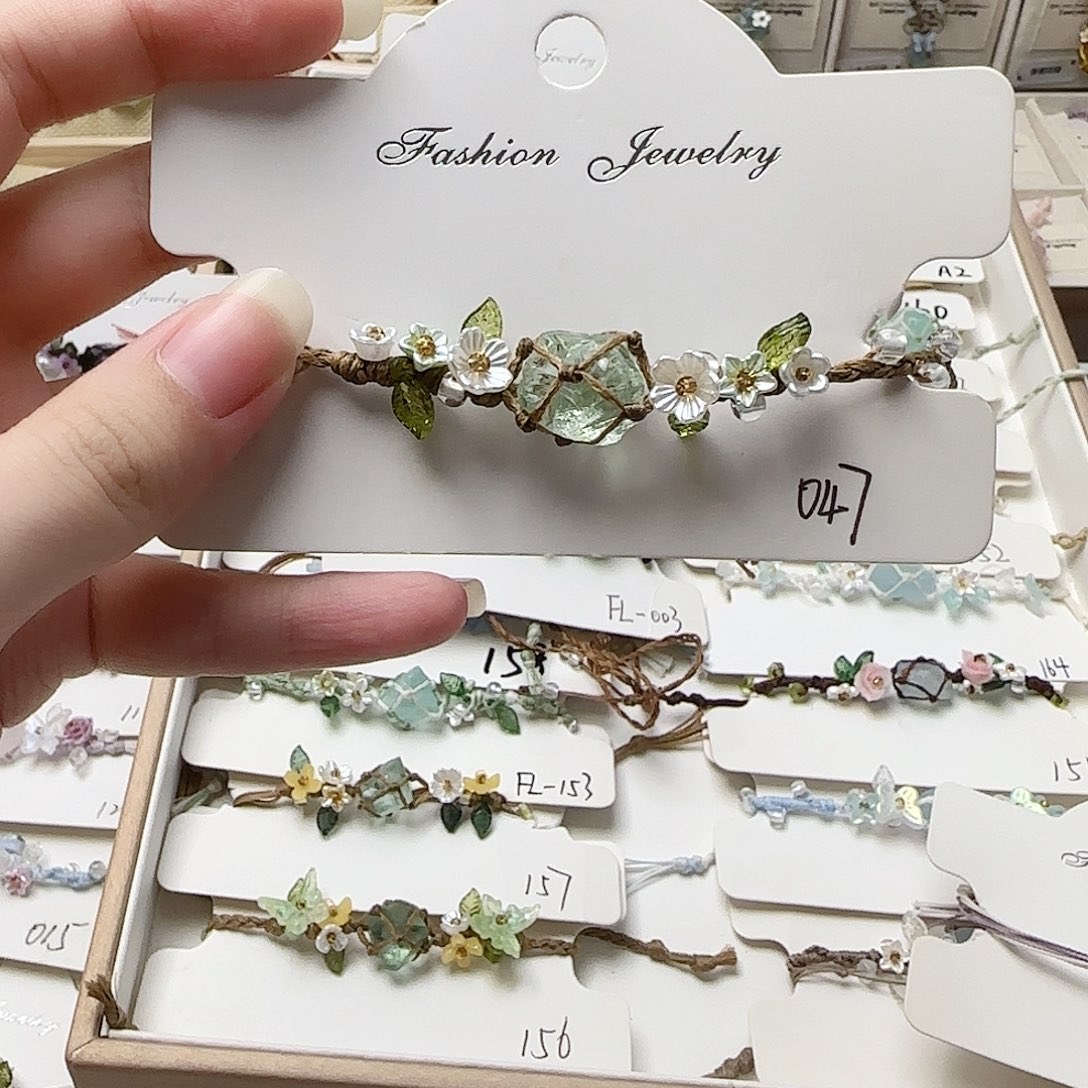 纯铜石英石047手链