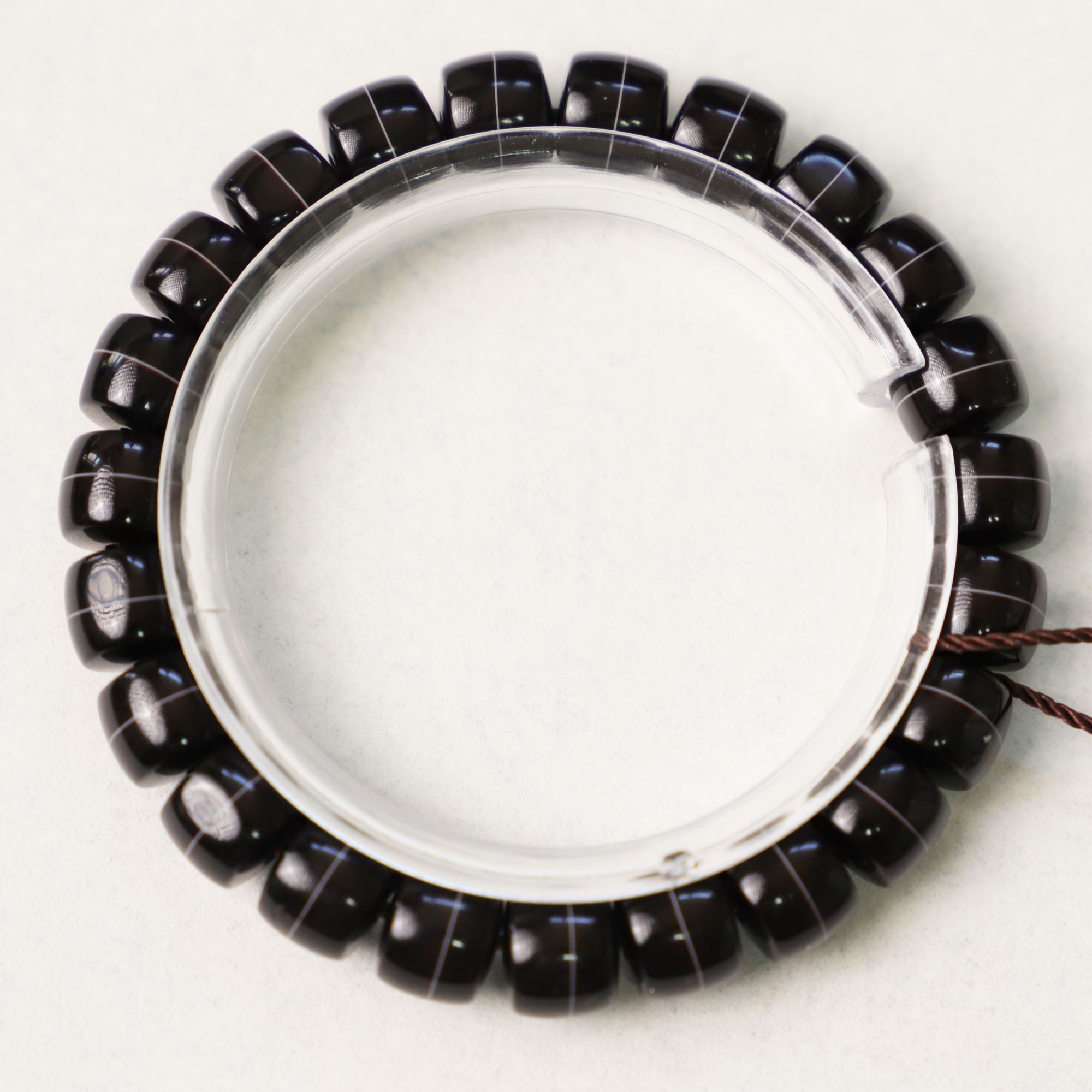 GZ1118 一线药师 桶珠 玛瑙手串-HD