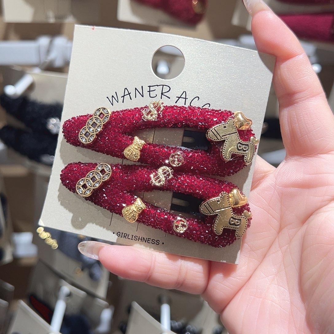 非金属红色砂糖小马掰掰