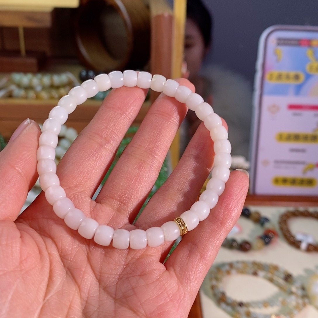 和田玉手串多样性拍一发一未镶嵌