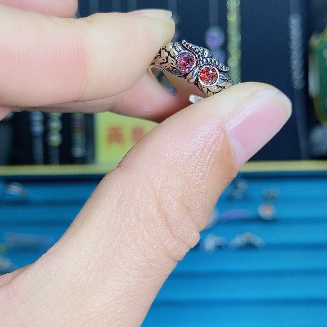 紫晶珠宝半成品银S925镶嵌