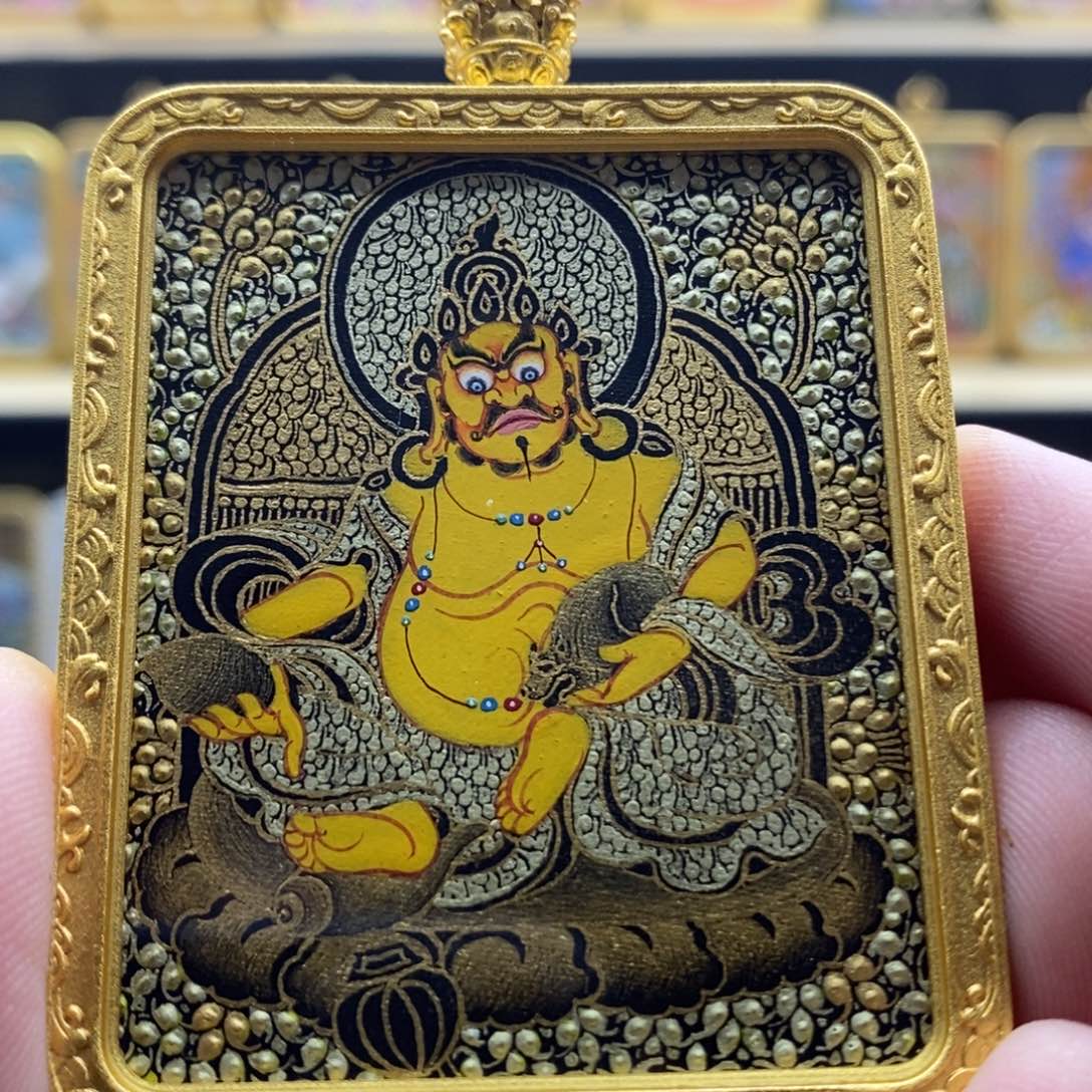 黑金凸金黄财神 送背卡