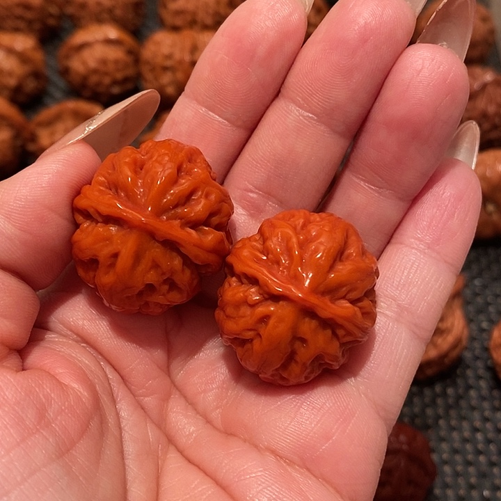 文玩核桃吊坠31粗筋南瓜0871