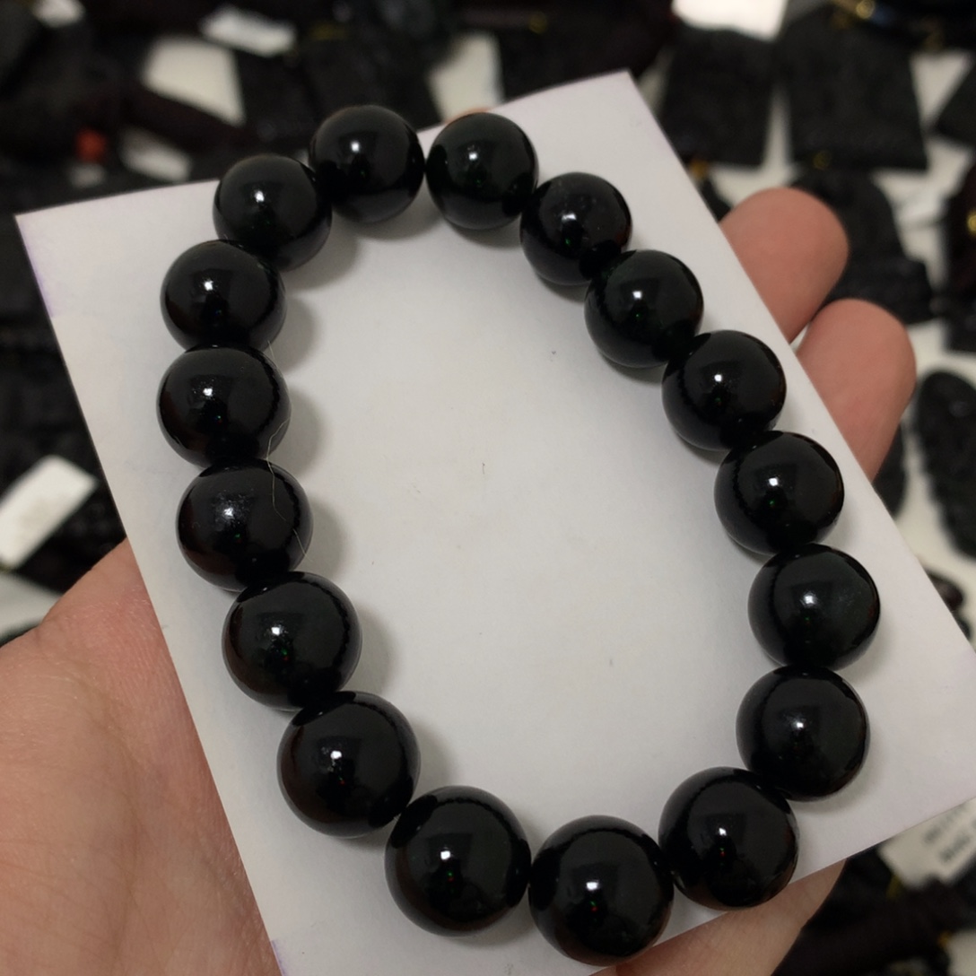 天然缅甸a货钢琴黑挂件