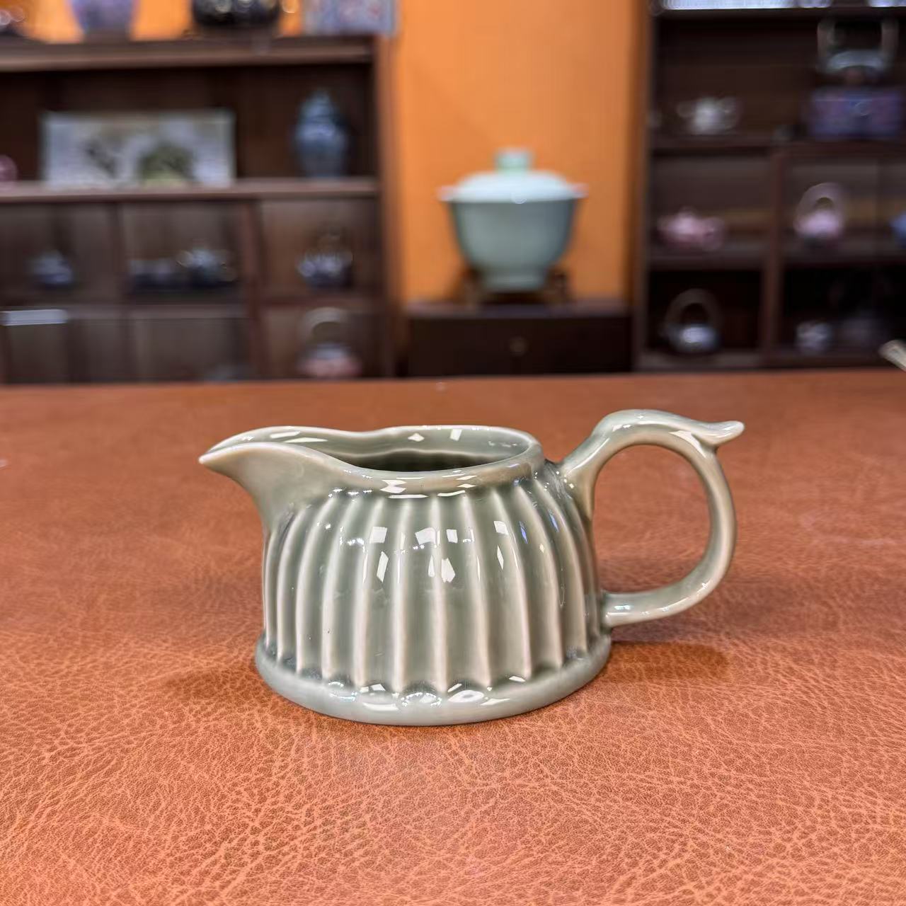 心名茶器 哥窑海浪公道杯-5776