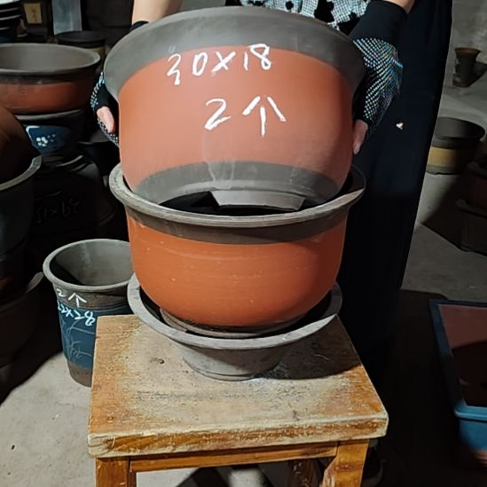 宜兴紫砂花盆清仓处理