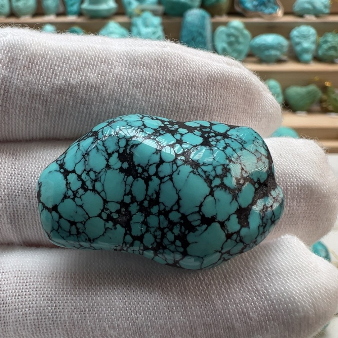 绿松石未镶嵌配饰21*33.1