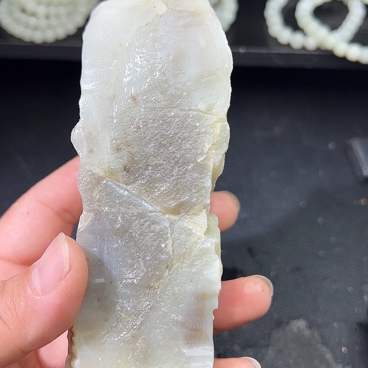 和田玉（糖玉）未镶嵌车挂