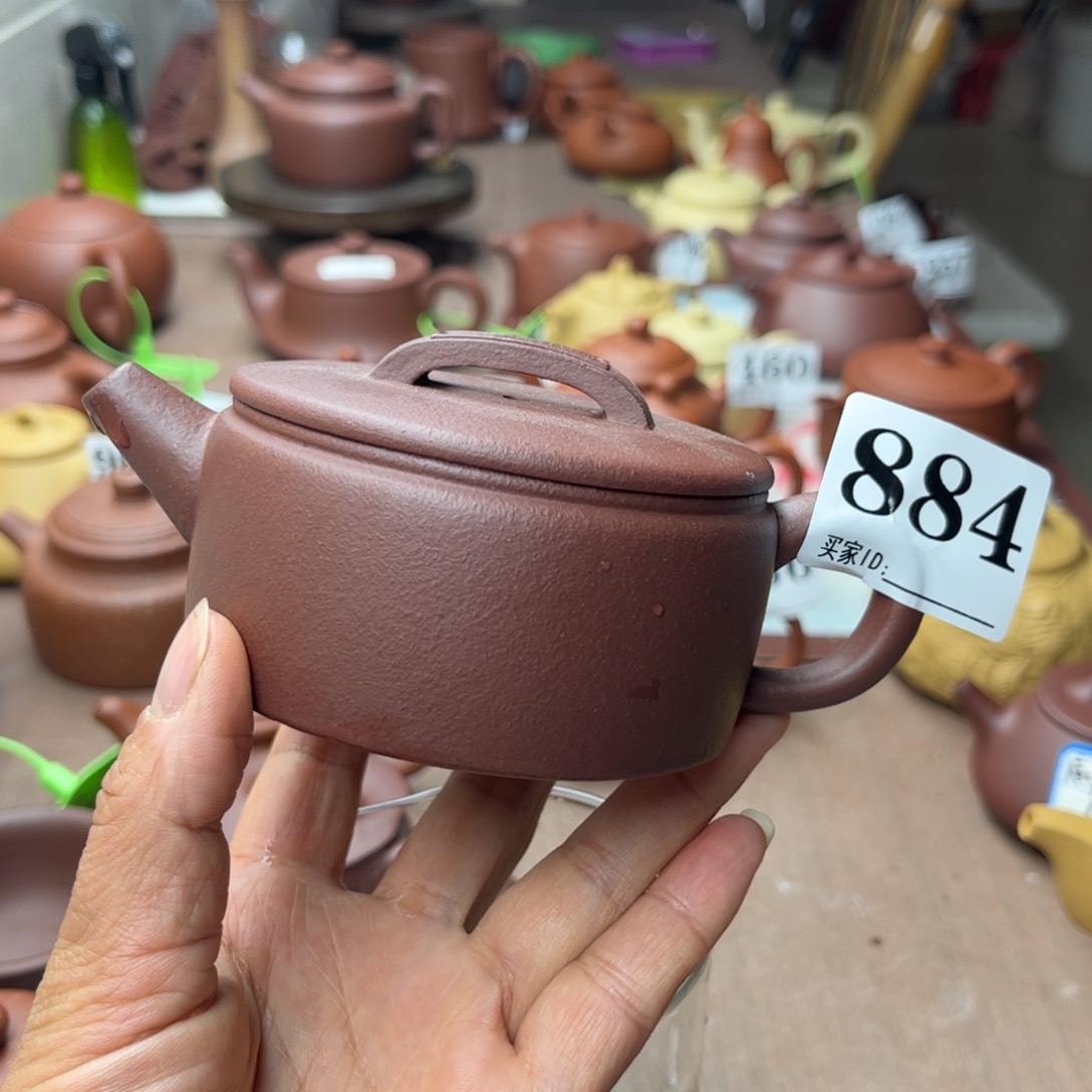 紫砂茶壶底槽清半手工160cc