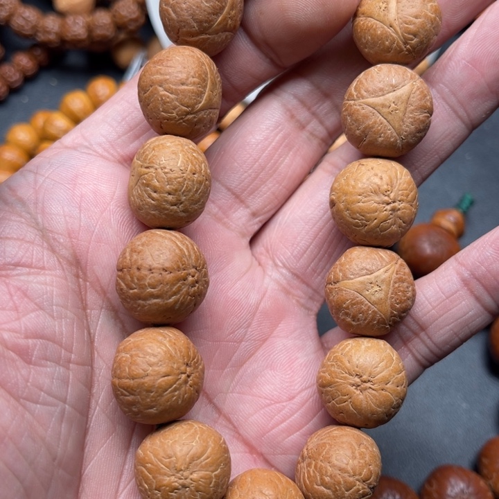 手串龙眼菩提尼泊尔龙眼菩提17mm