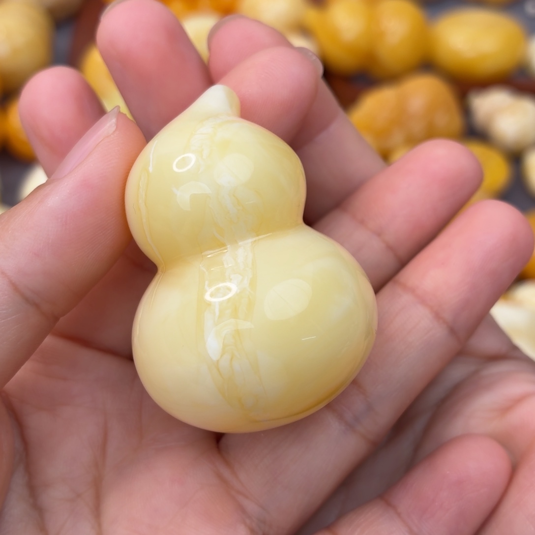 7***7蜜蜡未镶嵌吊坠(不含链)葫芦
