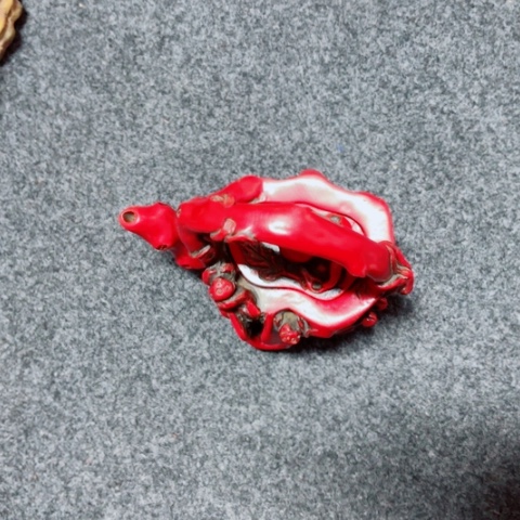 紫金钵盂菩提把件