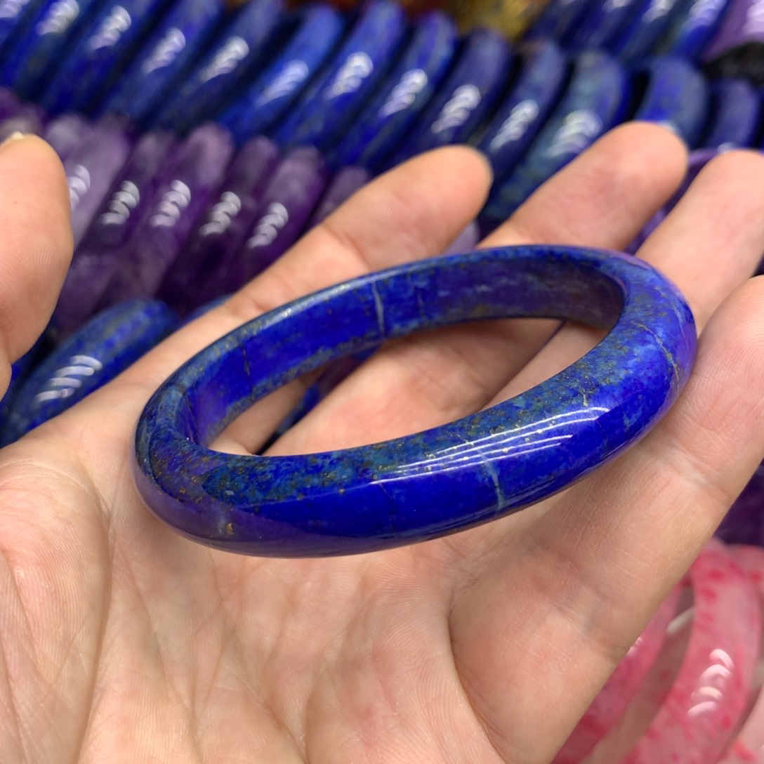 青金石手镯未镶嵌啊****羊