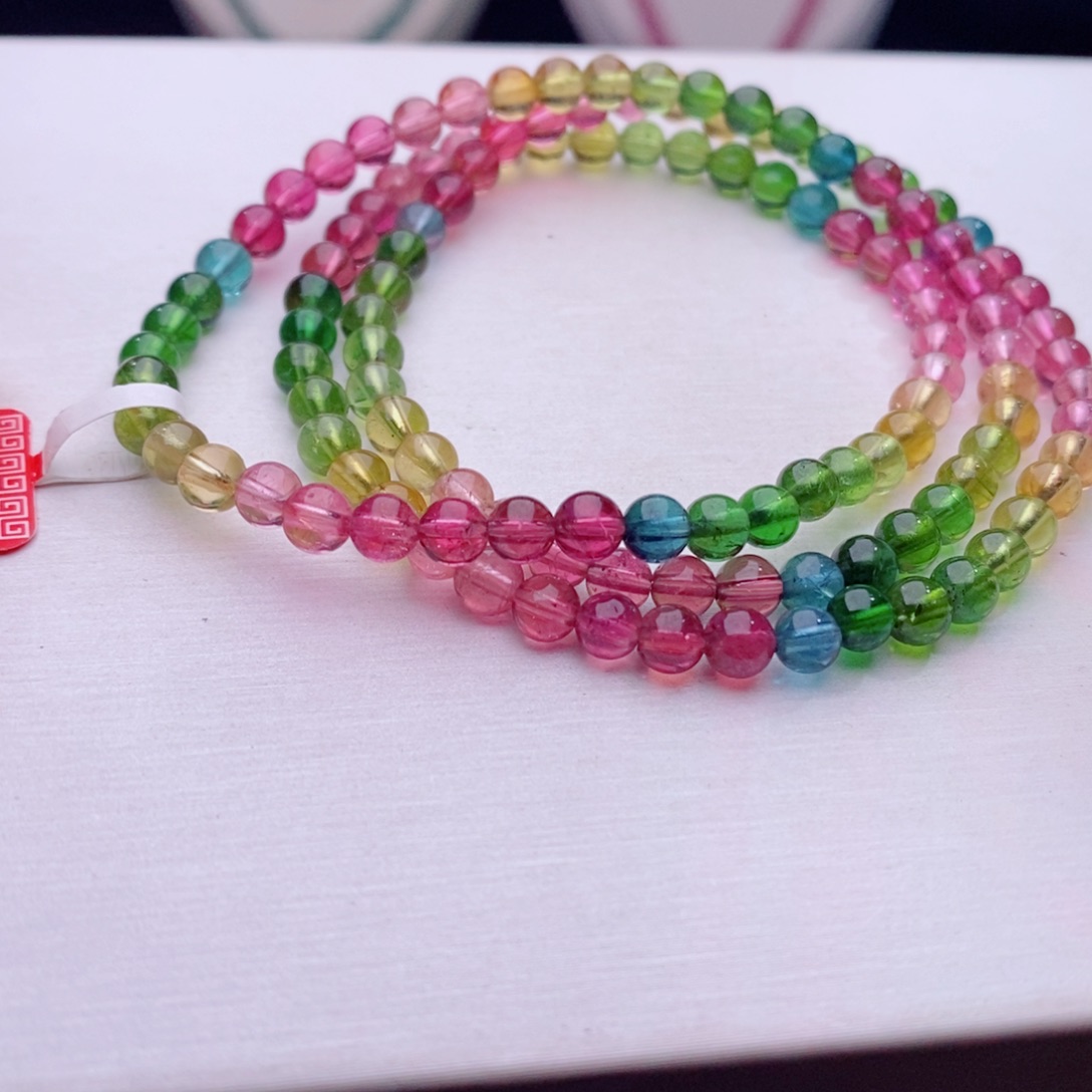 未镶嵌手链碧玺碧玺A手链