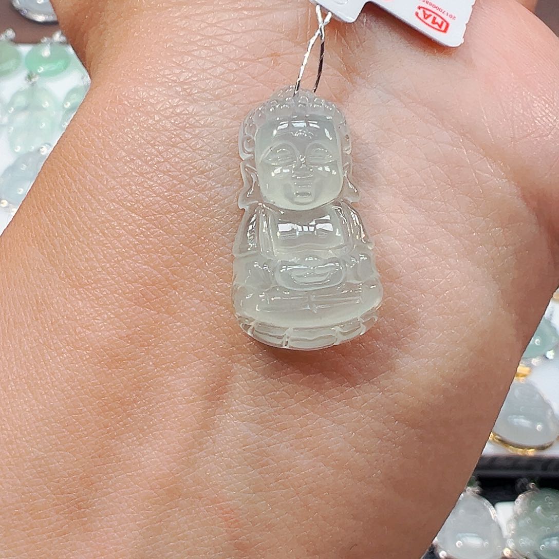 吊坠(不含链)未镶嵌翡翠宝宝佛