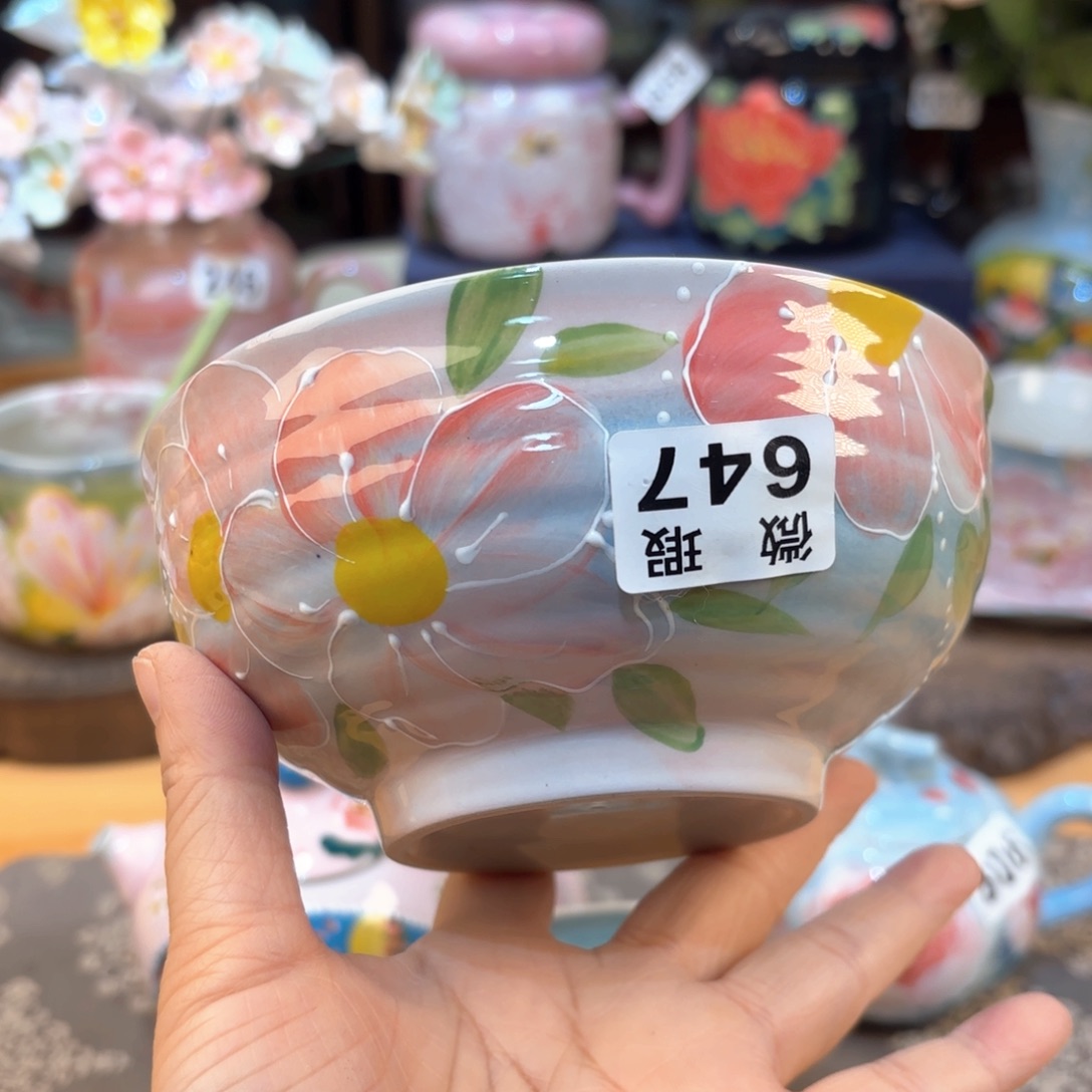 景德镇手绘高温釉下彩陶瓷茶具