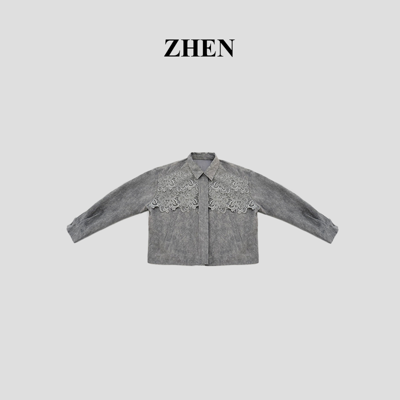 【ZHEN】25K01754 2025新款时尚气质休闲百搭外套上衣女