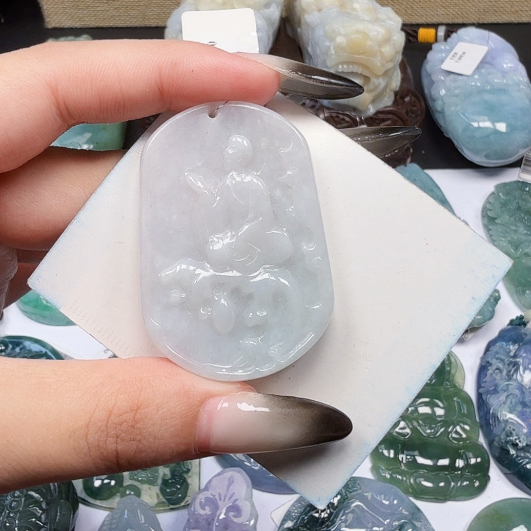 翡翠未镶嵌挂件翡翠