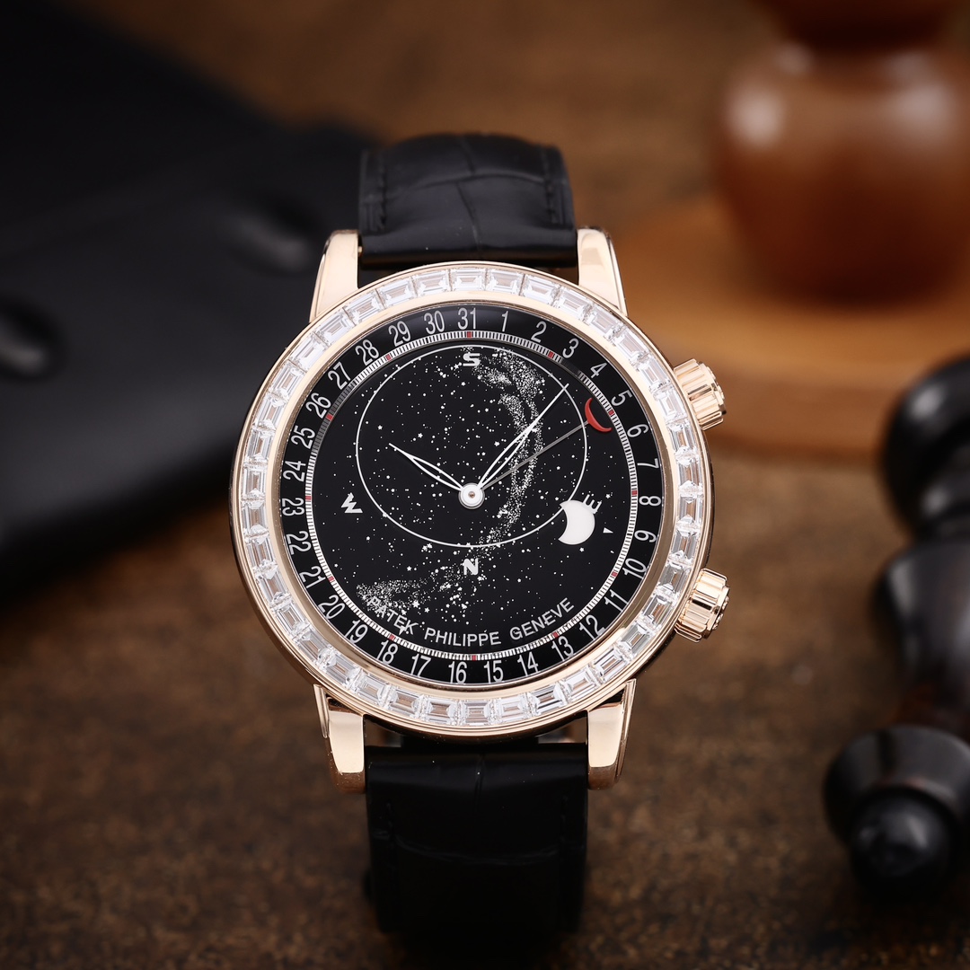 95新 Patek Philippe/百达翡丽 6104R星空 原镶钻 单表74字头