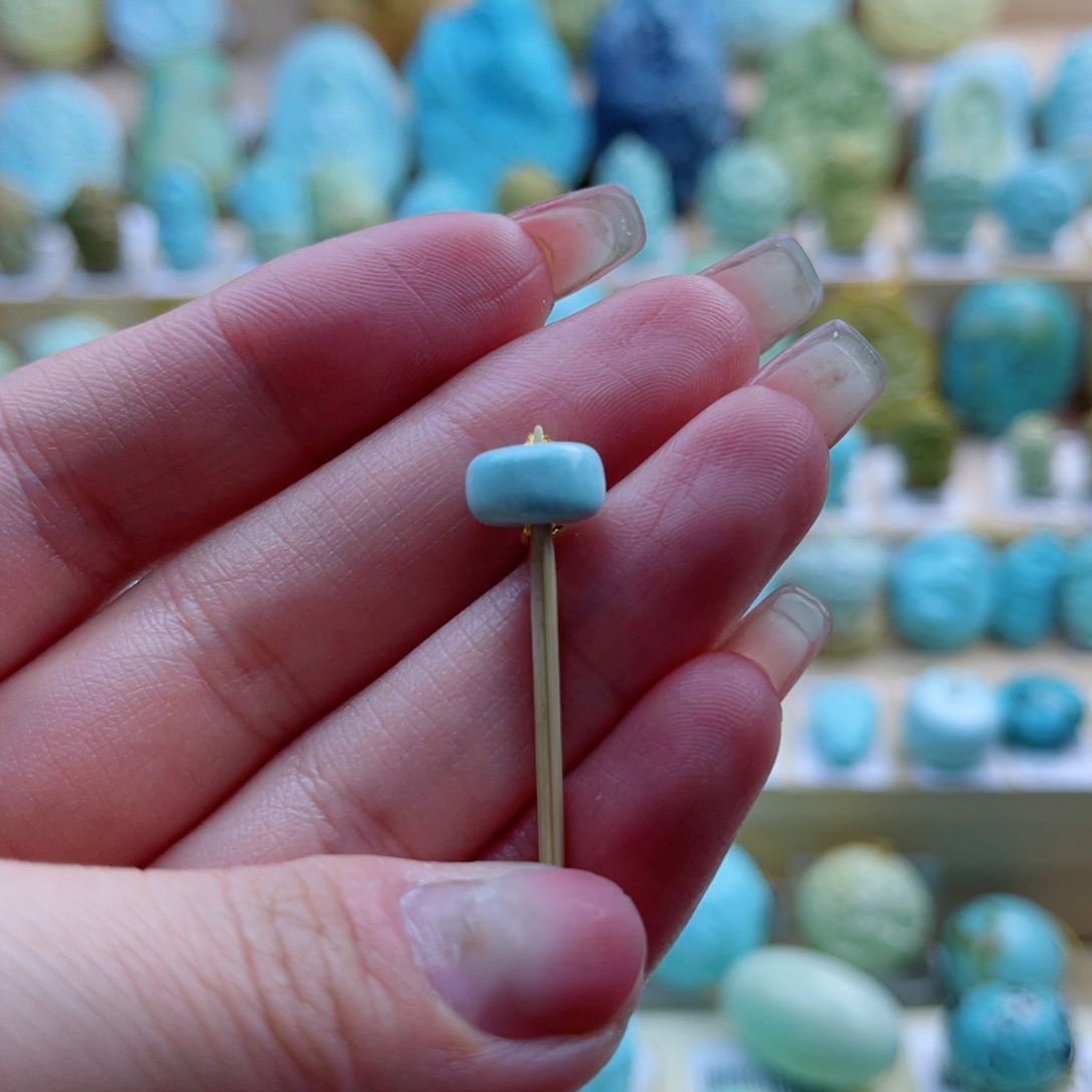 绿松石未镶嵌珠宝奇石10mm